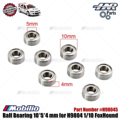 HNR Part #H98045 Ball Bearing 10x5x4mm for H9804 1/10 FoxHound RC Rally Car