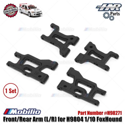 HNR Part #H98271 Front/Rear Arm Left & Right for H9804 1/10 FoxHound RC Rally Car