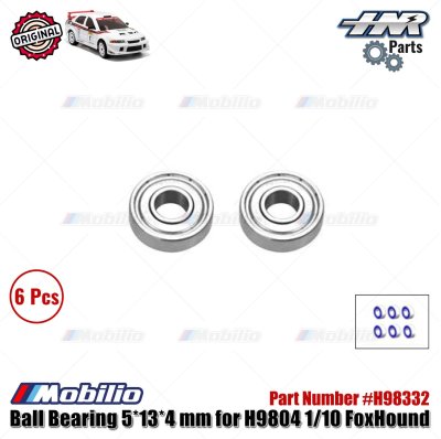HNR Part #H98332 Ball Bearing 5x13x4mm for H9804 1/10 FoxHound RC Rally Car