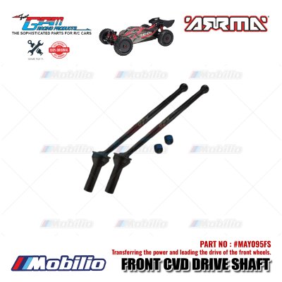 GPM Part #MAY095FS Harden Steel Front CVD Drive Shaft RC Arrma Typhon 6S BLX Buggy Infraction Limitless