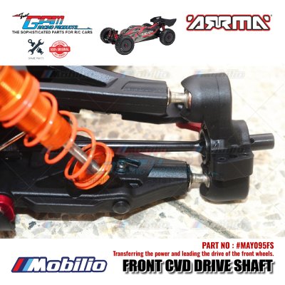 GPM Part #MAY095FS Harden Steel Front CVD Drive Shaft RC Arrma Typhon 6S BLX Buggy Infraction Limitless
