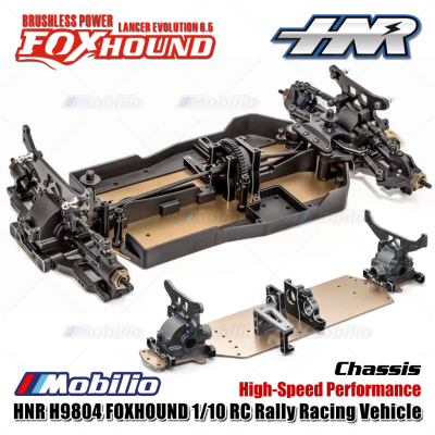 HNR H9804 FOXHOUND Lancer 1/10 RC Rally Racing Vehicle Brushless Power Remote Control Car RTR