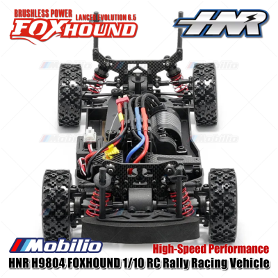 HNR H9804 FOXHOUND Lancer 1/10 RC Rally Racing Vehicle Brushless Power Remote Control Car RTR