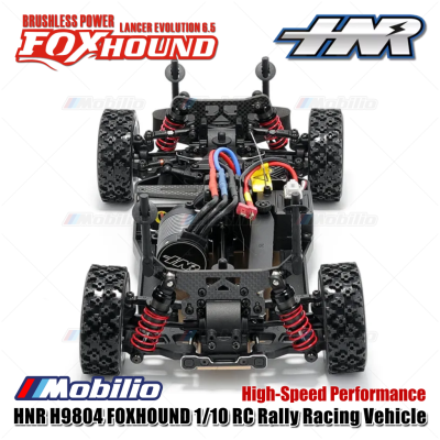 HNR H9804 FOXHOUND Lancer 1/10 RC Rally Racing Vehicle Brushless Power Remote Control Car RTR