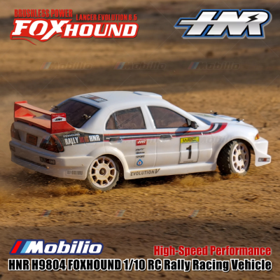 HNR H9804 FOXHOUND Lancer 1/10 RC Rally Racing Vehicle Brushless Power Remote Control Car RTR