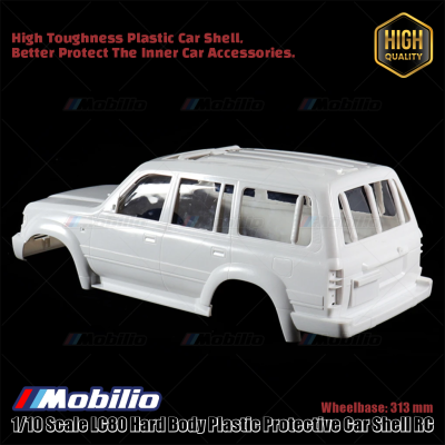1/10 Scale LC80 Hard Body Plastic Protective Car Shell RC Wheelbase 313 mm