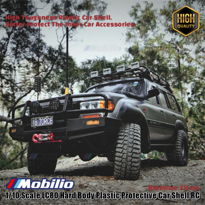 1/10 Scale LC80 Hard Body Plastic Protective Car Shell RC Wheelbase 313 mm