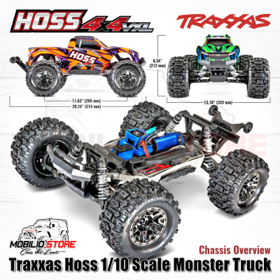 Traxxas Hoss 1/10 RTR Monster Truck 3S Brushless 4X4 VXL TQi TSM