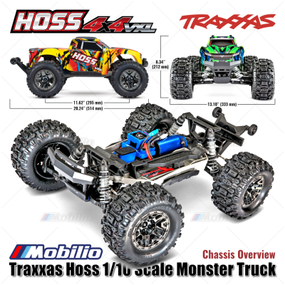 Traxxas Hoss 1/10 RTR Monster Truck 3S Brushless 4X4 VXL TQi TSM