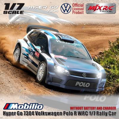 MJX Hyper Go 7304 VW Polo Brushless 1:7 Scale Drift Rally Car - 61KPH 4S LiPo without Battery & Charger