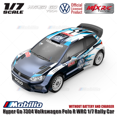 MJX Hyper Go 7304 VW Polo Brushless 1:7 Scale Drift Rally Car - 61KPH 4S LiPo without Battery & Charger