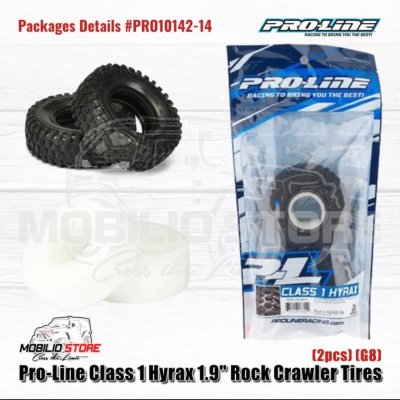 Pro-Line Class 1 Hyrax 1.9" (4.19" OD) Predator G8 Rock Terrain Truck Tires