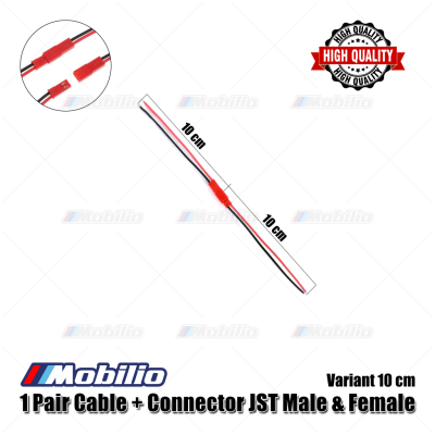 1 Set Cable & Connector JST Male Female Kabel Konektor