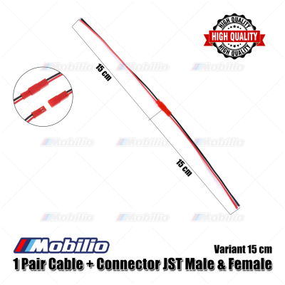 1 Set Cable & Connector JST Male Female Kabel Konektor