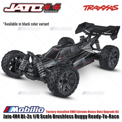 Traxxas Jato 4X4 BL-2s 1/8 Scale Brushless Buggy RTR Factory Installed 4WD Extreme Heavy-Duty Upgrade Kit