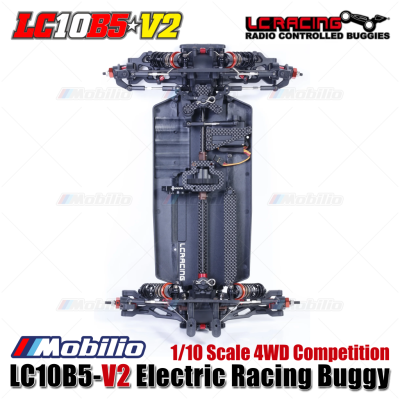 LC Racing LC10B5-V2 Electric Racing Buggy RC 1/10 Scale 4WD Competition Center Differential