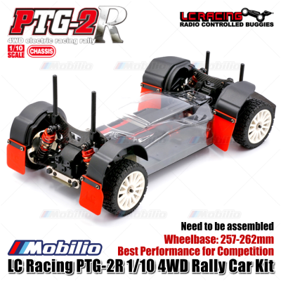 LC Racing PTG-2R 1/10 4WD Rally RC Car Pro Kit Unassembled