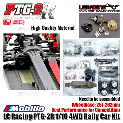 LC Racing PTG-2R 1/10 4WD Rally RC Car Pro Kit Unassembled