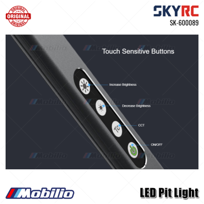 SKYRC SK-600089 LED Pit Light Tools Lampu Kerja RC Hobi Remote Control