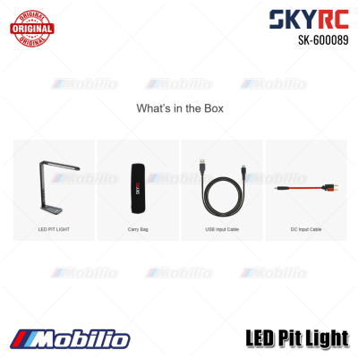 SKYRC SK-600089 LED Pit Light Tools Lampu Kerja RC Hobi Remote Control