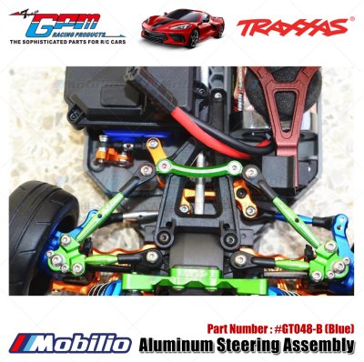 GPM Part #GT048 Aluminum Steering Assembly for 1/10 Traxxas Ford GT 4-Tec 2.0 83056-4 / 4-Tec 3.0 93054-4 Upgrade Parts
