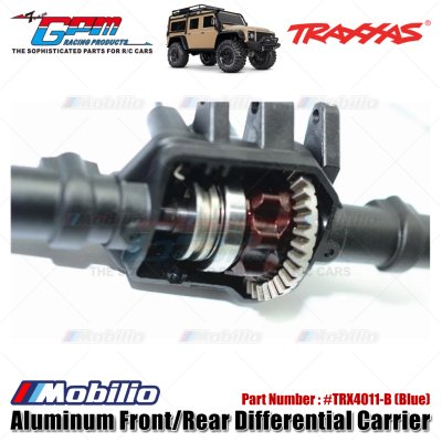 GPM Part #TRX4011 Aluminum Front/Rear Differential Carrier for Traxxas TRX-4 Defender Trail Crawler