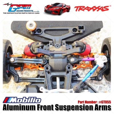 GPM Part #GT055 Aluminum Front Suspension Arms For 1/10 Traxxas Ford GT 4-Tec 2.0 83056-4 / 4-Tec 3.0 93054-4 Upgrade Parts GPM Part #GT055 Aluminum Front Suspension Arms For 1/10 Traxxas Ford GT 4-Tec 2.0 83056-4 / 4-Tec 3.0 93054-4 Upgrade Parts