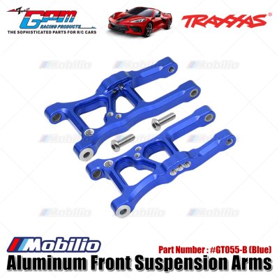 GPM Part #GT055 Aluminum Front Suspension Arms For 1/10 Traxxas Ford GT 4-Tec 2.0 83056-4 / 4-Tec 3.0 93054-4 Upgrade Parts