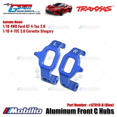 GPM Part #GT019 Aluminum Front C Hubs For 1/10 Traxxas Ford GT 4-Tec 2.0 83056-4 / 4-Tec 3.0 93054-4 Upgrade Parts GPM Part #GT019 Aluminum Front C Hubs For 1/10 Traxxas Ford GT 4-Tec 2.0 83056-4 / 4-Tec 3.0 93054-4 Upgrade Parts