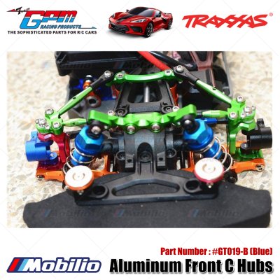 GPM Part #GT019 Aluminum Front C Hubs For 1/10 Traxxas Ford GT 4-Tec 2.0 83056-4 / 4-Tec 3.0 93054-4 Upgrade Parts