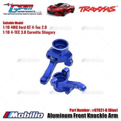 GPM Part #GT021 Aluminum Front Knuckle Arm for 1/10 Traxxas Ford GT 4-Tec 2.0 83056-4 / 4-Tec 3.0 93054-4 Upgrade Parts GPM Part #GT021 Aluminum Front Knuckle Arm for 1/10 Traxxas Ford GT 4-Tec 2.0 83056-4 / 4-Tec 3.0 93054-4 Upgrade Parts