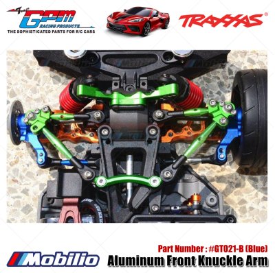GPM Part #GT021 Aluminum Front Knuckle Arm for 1/10 Traxxas Ford GT 4-Tec 2.0 83056-4 / 4-Tec 3.0 93054-4 Upgrade Parts