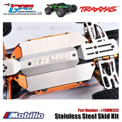 GPM Part #TXMM333 Stainless Steel Skid Kit for Traxxas 1/16 Mini XRT VXL 3S / Mini Maxx Monster Truck Upgrade Parts GPM Part #TXMM333 Stainless Steel Skid Kit for Traxxas 1/16 Mini XRT VXL 3S / Mini Maxx Monster Truck Upgrade Parts