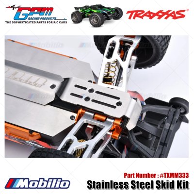 GPM Part #TXMM333 Stainless Steel Skid Kit for Traxxas 1/16 Mini XRT VXL 3S / Mini Maxx Monster Truck Upgrade Parts GPM Part #TXMM333 Stainless Steel Skid Kit for Traxxas 1/16 Mini XRT VXL 3S / Mini Maxx Monster Truck Upgrade Parts