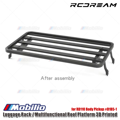 RCDream Luggage Rack / Multifunctional Roof Platform 3D Printed for RD110 Body Pickup #D1B5-1
