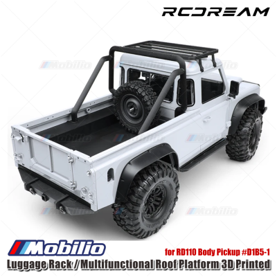 RCDream Luggage Rack / Multifunctional Roof Platform 3D Printed for RD110 Body Pickup #D1B5-1
