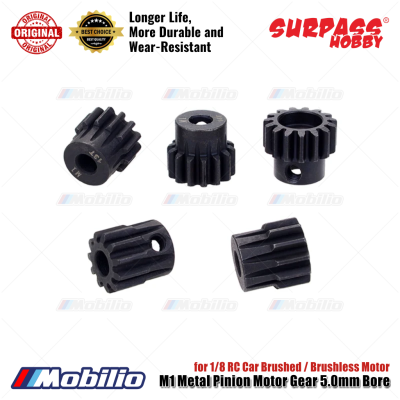 Surpass Hobby M1 Metal Pinion Motor Gear 5.0mm Bore for 1/8 RC Car Brushed Brushless Motor