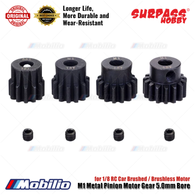 Surpass Hobby M1 Metal Pinion Motor Gear 5.0mm Bore for 1/8 RC Car Brushed Brushless Motor