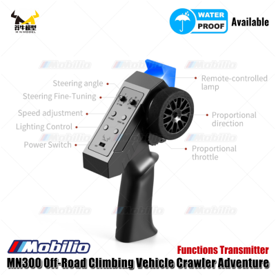 TopFire MN300 Tank 300 Top Fire Off-Road Climbing Vehicle Crawler Adventure 1/12 Scale RC Car RTR 2.4GHz Full Proportional Waterproof Available Mobilio