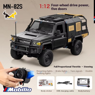 MN82S 1/12 Scale Electric 4WD Off-Road Crawler Toyota Land Cruiser LC79 Car Adventure