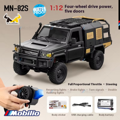 MN82S 1/12 Scale Electric 4WD Off-Road Crawler Toyota Land Cruiser LC79 Car Adventure
