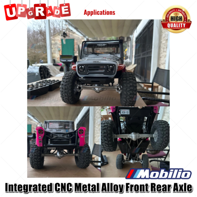 Gardan Upgrade CNC Metal Alloy Front Rear Axle for 1/10 Axial SCX10 II