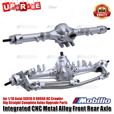 Gardan Upgrade CNC Metal Alloy Front Rear Axle for 1/10 Axial SCX10 II