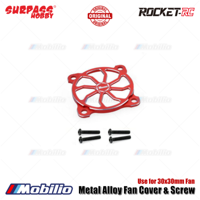 Surpass Hobby Rocket-RC Metal Alloy Fan Cover & Screw Use for 30x30mm / 40x40mm RC Motor Electric Speed Control ESC Regulating Fan Heat Dissipatation Protection Cover Guard