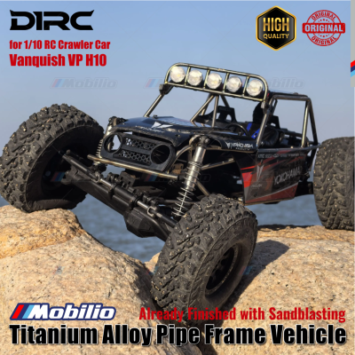 D1RC Upgrade Titanium Alloy Pipe Frame Vehicle with Sandblasting for 1/10 RC Crawler Car Vanquish VP H10