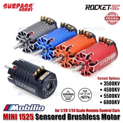 Surpass Hobby Rocket-RC MINI 1525 Sensored Brushless Motor 6800/5500/4500/3500 KV for 1/28 1/24 Scale Remote Control Cars