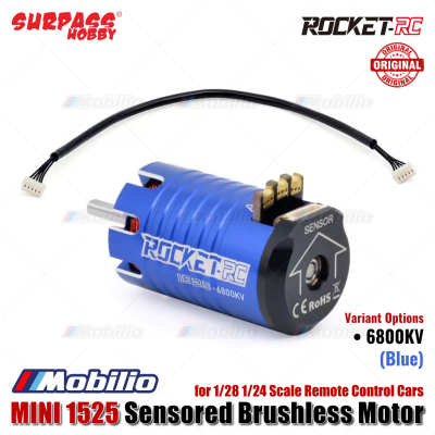 Surpass Hobby Rocket-RC MINI 1525 Sensored Brushless Motor 6800/5500/4500/3500 KV for 1/28 1/24 Scale Remote Control Cars