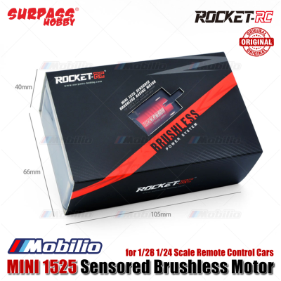 Surpass Hobby Rocket-RC MINI 1525 Sensored Brushless Motor 6800/5500/4500/3500 KV for 1/28 1/24 Scale Remote Control Cars