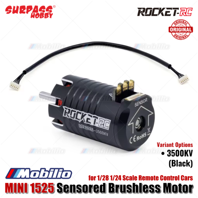 Surpass Hobby Rocket-RC MINI 1525 Sensored Brushless Motor 6800/5500/4500/3500 KV for 1/28 1/24 Scale Remote Control Cars