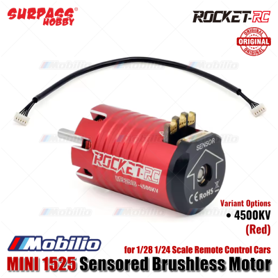 Surpass Hobby Rocket-RC MINI 1525 Sensored Brushless Motor 6800/5500/4500/3500 KV for 1/28 1/24 Scale Remote Control Cars